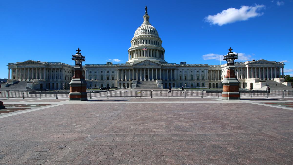 Front of the United States Capitol Building